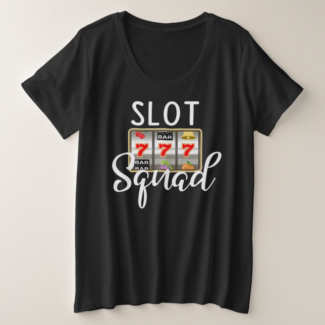Slot Machine Squad Las Vegas Casino Games  T-Shirt (Design Front)