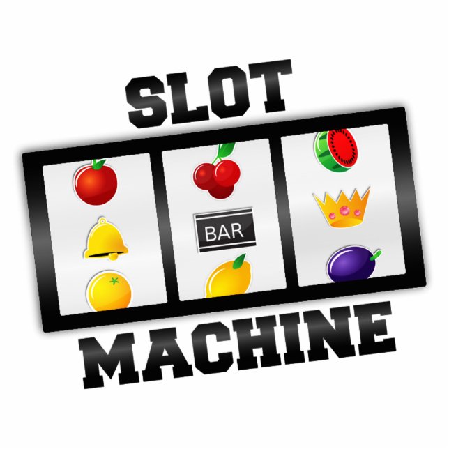 Slot Machine Tilt Ornament (Front)