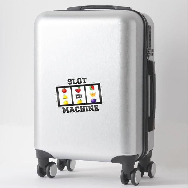 Slot Machine Tilt Sticker (Suitcase)