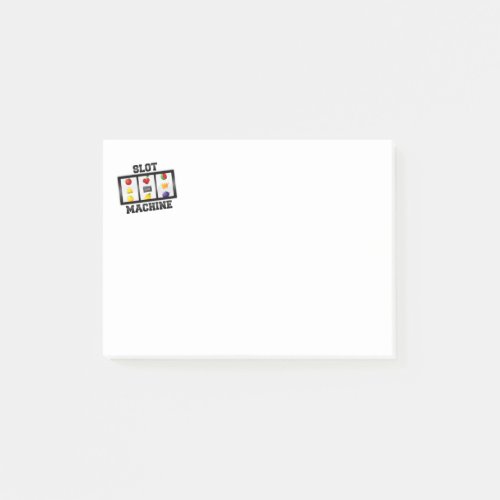 Slot Machine Tilted Icon Post_it Notes