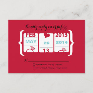 Slot Machine Wedding RSVP