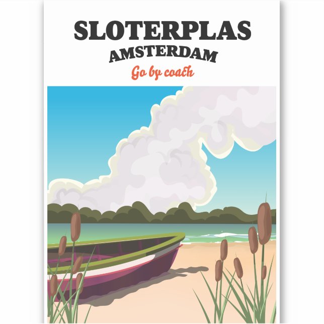 Sloterplas Amsterdam  Sticker (Front)