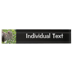 Sloth 2 name plate