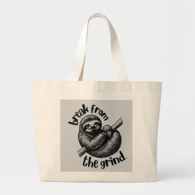 Sloth 2 Tote Bag (Front)