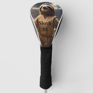 Sloth 33 Basketball Player, Golf Head Cover