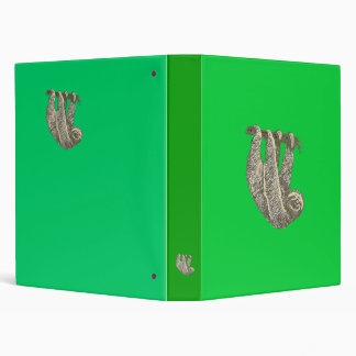 Sloth 3 Ring Binder