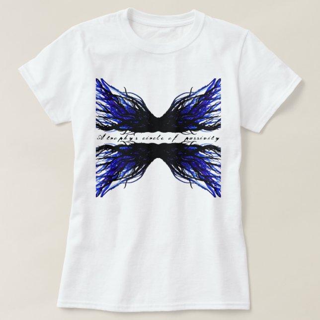 Sloth Abstract 7 Deadly Sins Alcohol Ink Art T-Shirt (Design Front)