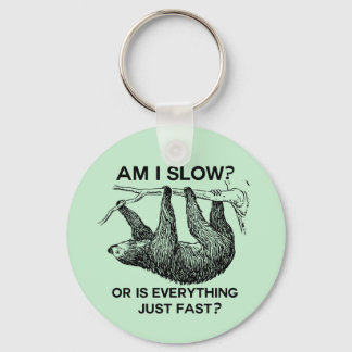 Sloth am I slow? Keychain
