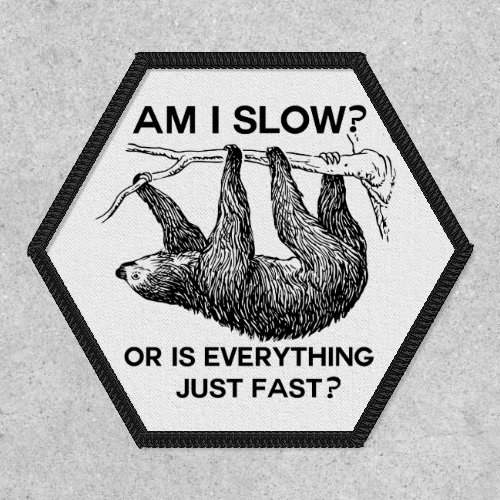Sloth am I Slow or is Everything just Fast Patch