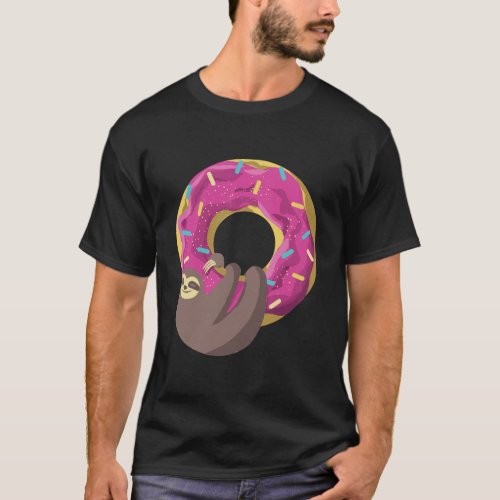 Sloth And Donut T_Shirt