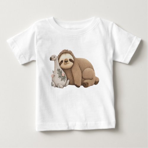 Sloth And Llama Shirt Llama Kids Shirt