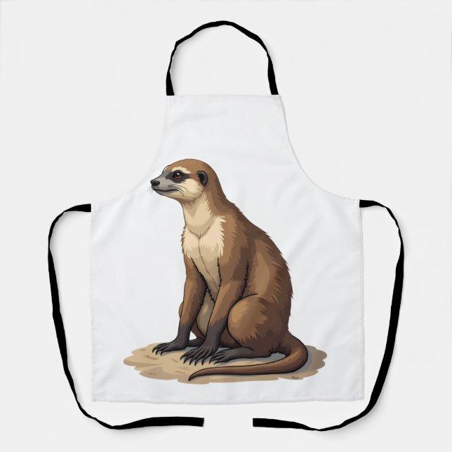 Sloth Antique Engraving Retro Graphic (2) Apron (Front)