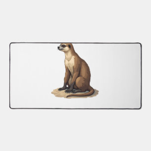 Sloth Antique Engraving Retro Graphic (2) Desk Mat