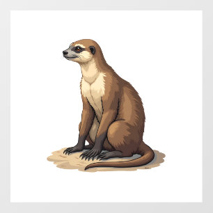 Sloth Antique Engraving Retro Graphic (2) Floor Decals