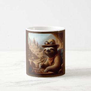 Sloth Archeologist Coffee Mug