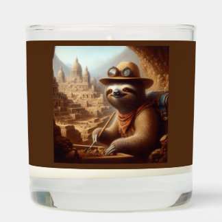 Sloth Archeologist Scented Candle