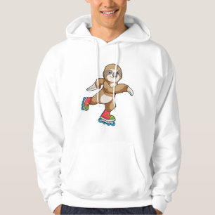 Sloth as Skater with Inline skates Hoodie