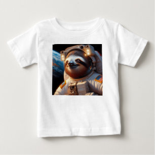 Sloth Astronaut Baby T-Shirt