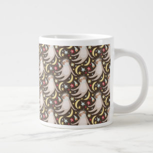 Sloth Astronaut Pattern Giant Coffee Mug