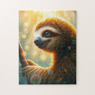 Sloth at Sunrise Jigsaw Puzzle