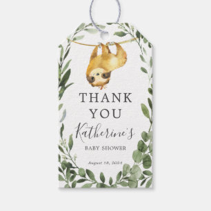 Sloth Baby Shower Favor Tag