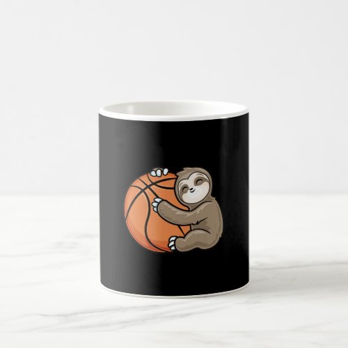 Sloth Basketball Player Sports Animal Lover Coffee Mug