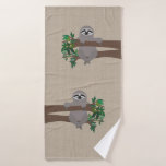Sloth Bath Towel at Zazzle