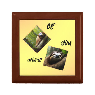Sloth "Be You Unique",  Gift Box