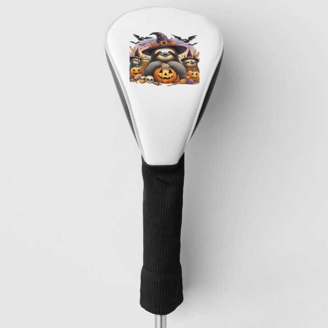 Sloth Beautiful laziness Classic T-Shirt_2 Golf Head Cover (Front)