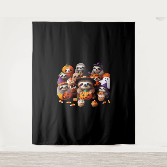 Sloth Beautiful laziness Classic T-Shirt Tapestry (Front)