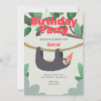 Sloth Birthday Party