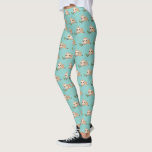 sloth blue leggings<br><div class="desc">blue leggins with a cute sloth pattern</div>