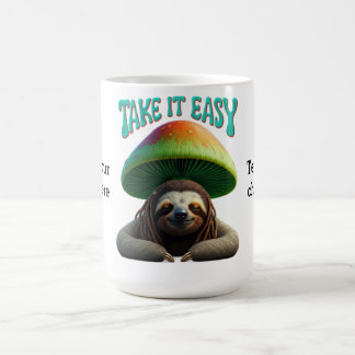 Sloth Boho Hippie custom personalized Hippie  Coffee Mug
