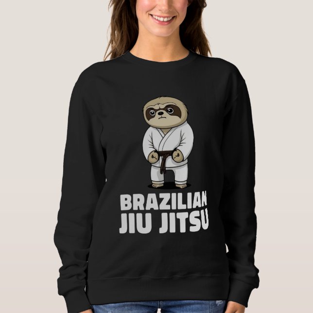 Sloth Brazilian Jiu Jitsu and Grappling Sweatshirt (Front)