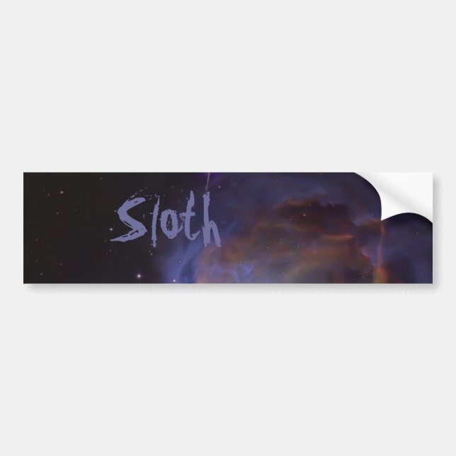 Sloth Bumper Sticker (Front)