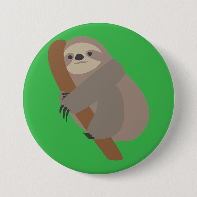 Sloth Button (Front)