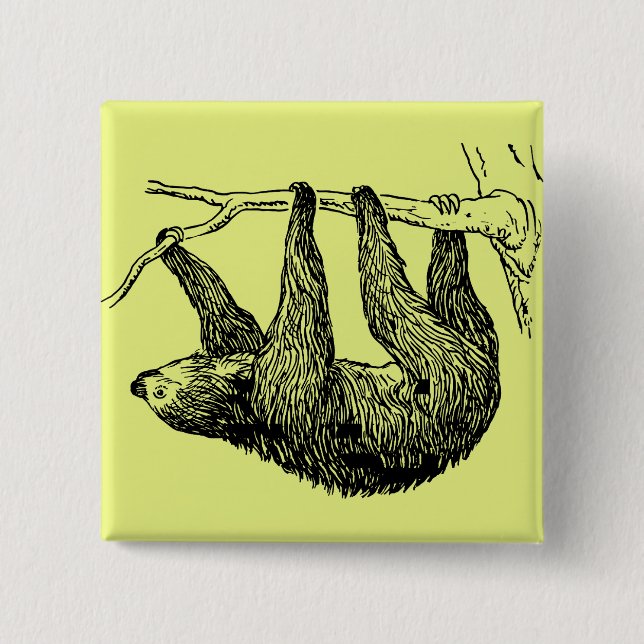 Sloth Button (Front)