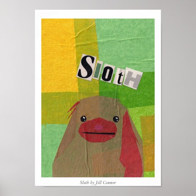 Sloth by Jill Connor Poster (Front)