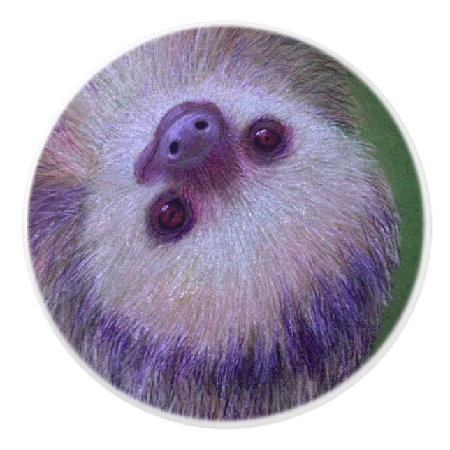 Sloth Ceramic Knob (Front)
