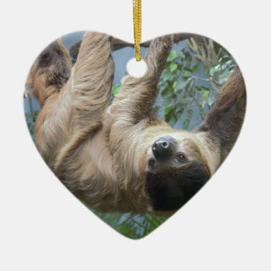 Sloth Ceramic Ornament