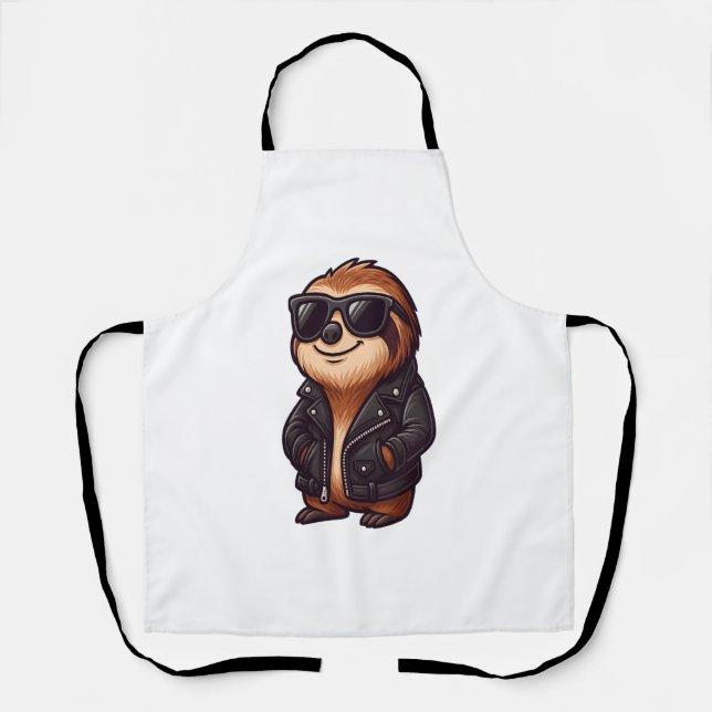 Sloth Chill Mood Apron (Front)