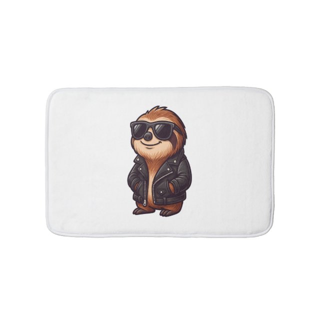 Sloth Chill Mood Bath Mat (Front)