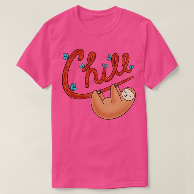 Sloth Chill T-Shirt (Design Front)