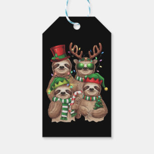 Sloth Christmas Merry Slothmas Sloth Lover Gift Gift Tags