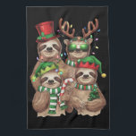 Sloth Christmas Merry Slothmas Sloth Lover Gift Kitchen Towel<br><div class="desc">Sloth Christmas Merry Slothmas Sloth Lover Gift</div>