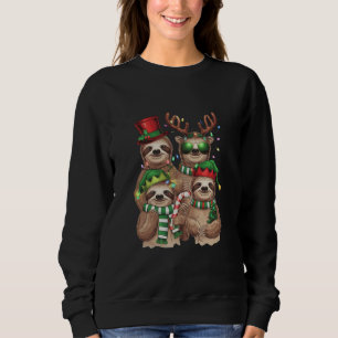 Sloth Christmas Merry Slothmas Sloth Lover Gift Sweatshirt