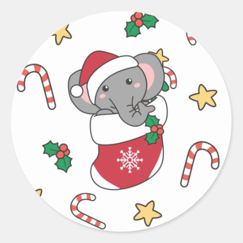 Sloth Christmas Snow Winter Animals Sloths Classic Classic Round Sticker