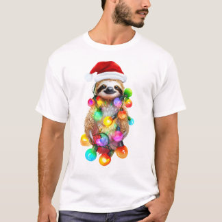 Sloth Christmas T-shirt