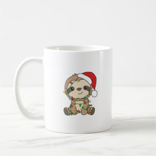 Sloth Christmas Winter Animals Sloths Coffee Mug