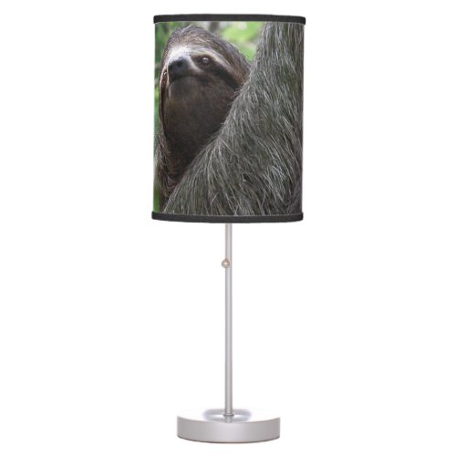 Sloth Climbing Tree Table Lamp